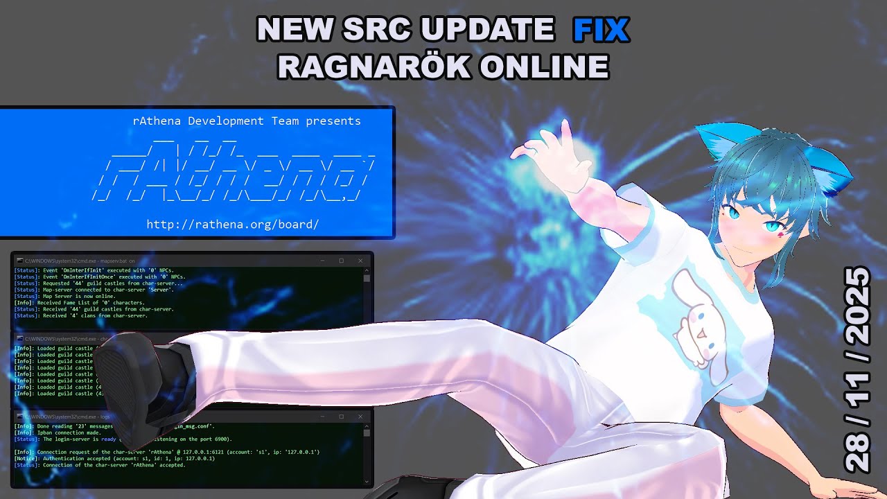 Обновление руководства &mdash; создание сервера обновления Ragnarok Online (офлайн) 2025&ndash;2026 &mdash; эмулято...