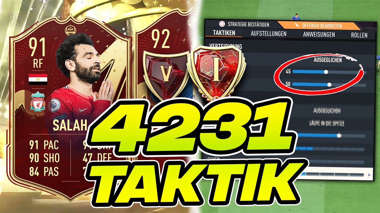 4231 FIFA 23 Taktik 🦁 Individuelle Taktik & Anweisungen