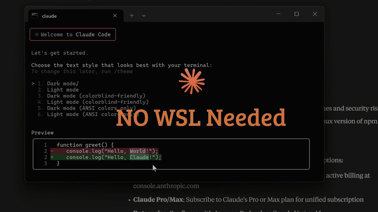 How to install Claude Code on Windows | No WSL needed