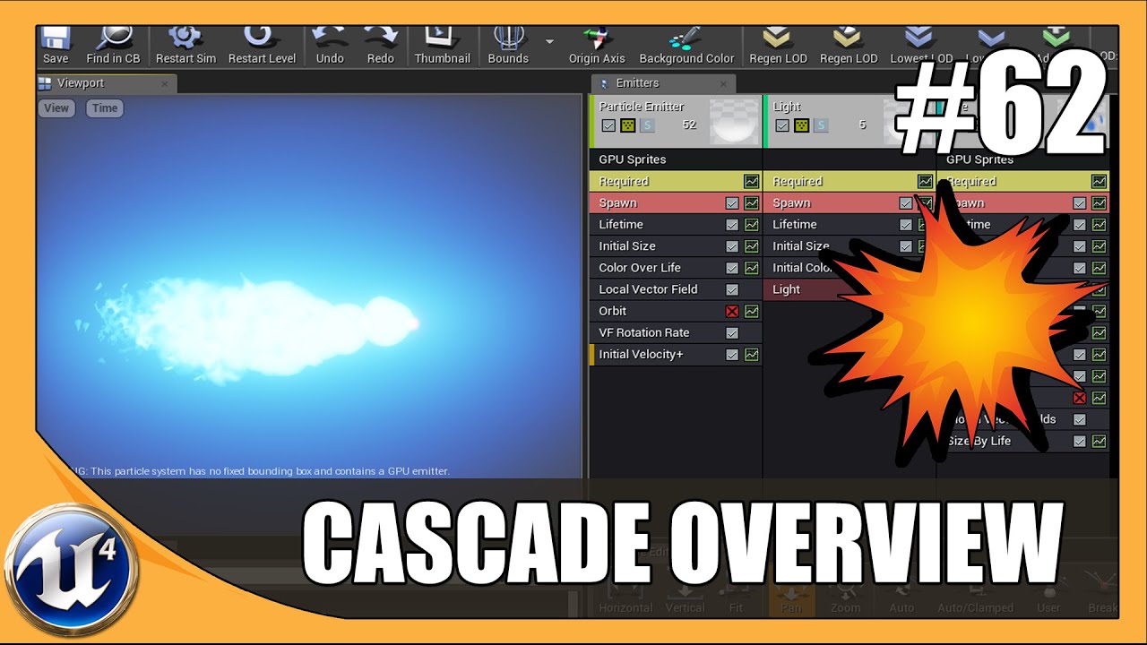 Cascade VFX Overview - #62 Unreal Engine 4 Beginner Tutorial Series