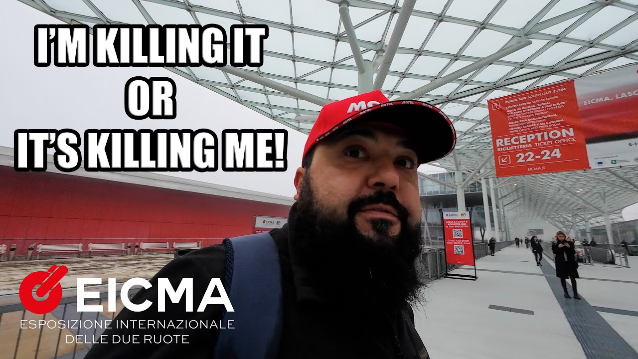 The EICMA 2024 show - A marathon of motorcycles, filming and chaos!