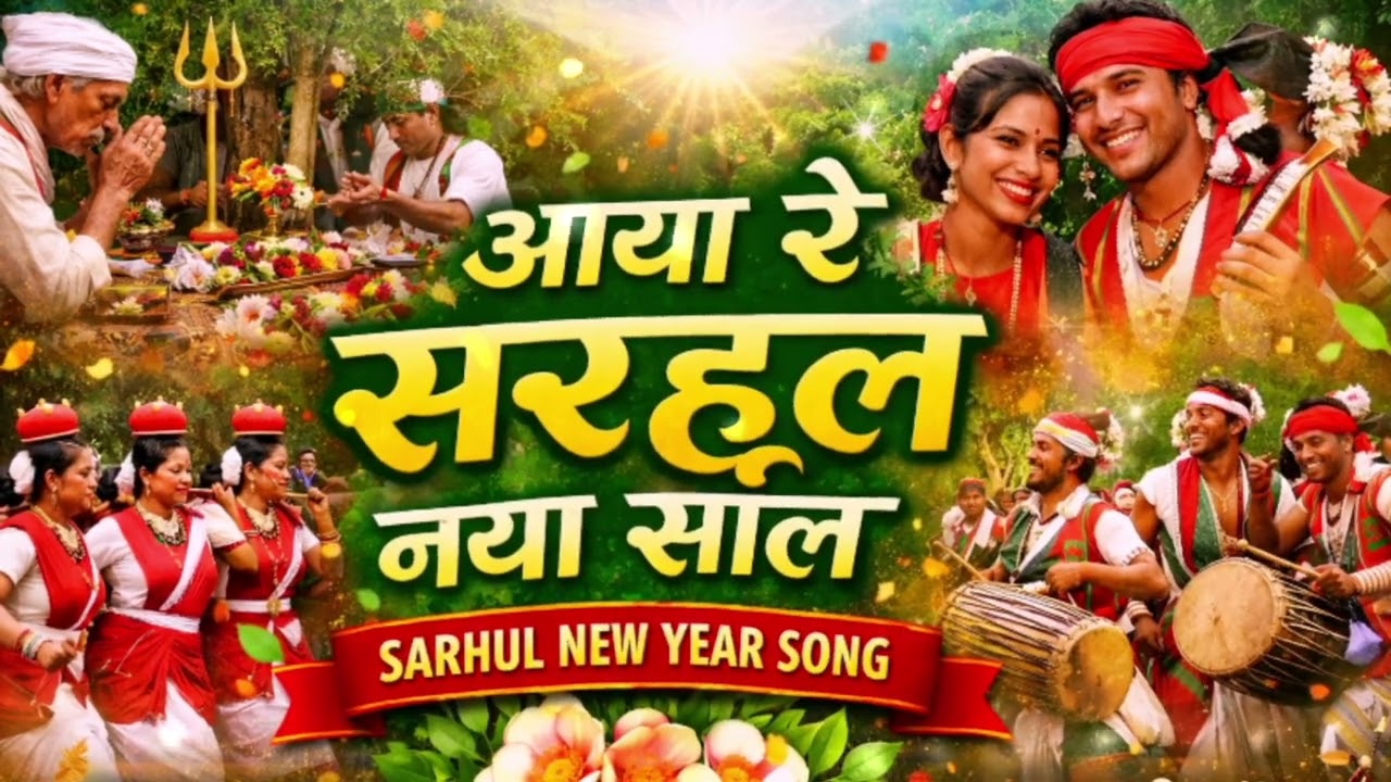 Aaya Sarhul Re  Aayo Ree New Sarna Maa Hindi Song 🎵 😍 #Sarhul #sarna #song #sunoai #hindisong 