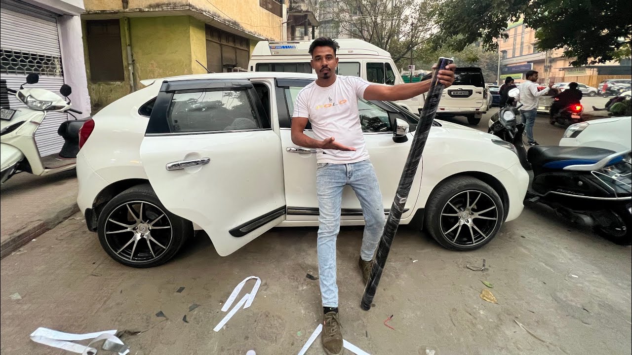 My Baleno Got Roof Wrap & Rang Rover Style Door Stickers 😍 | PPF | Baleno Modification part 2