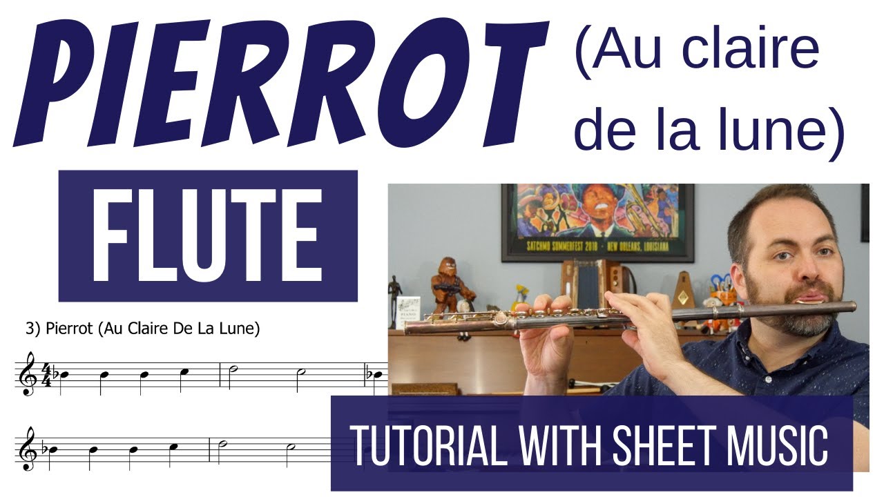 Pierrot (Au Claire De La Lune) | FLUTE Tutorial