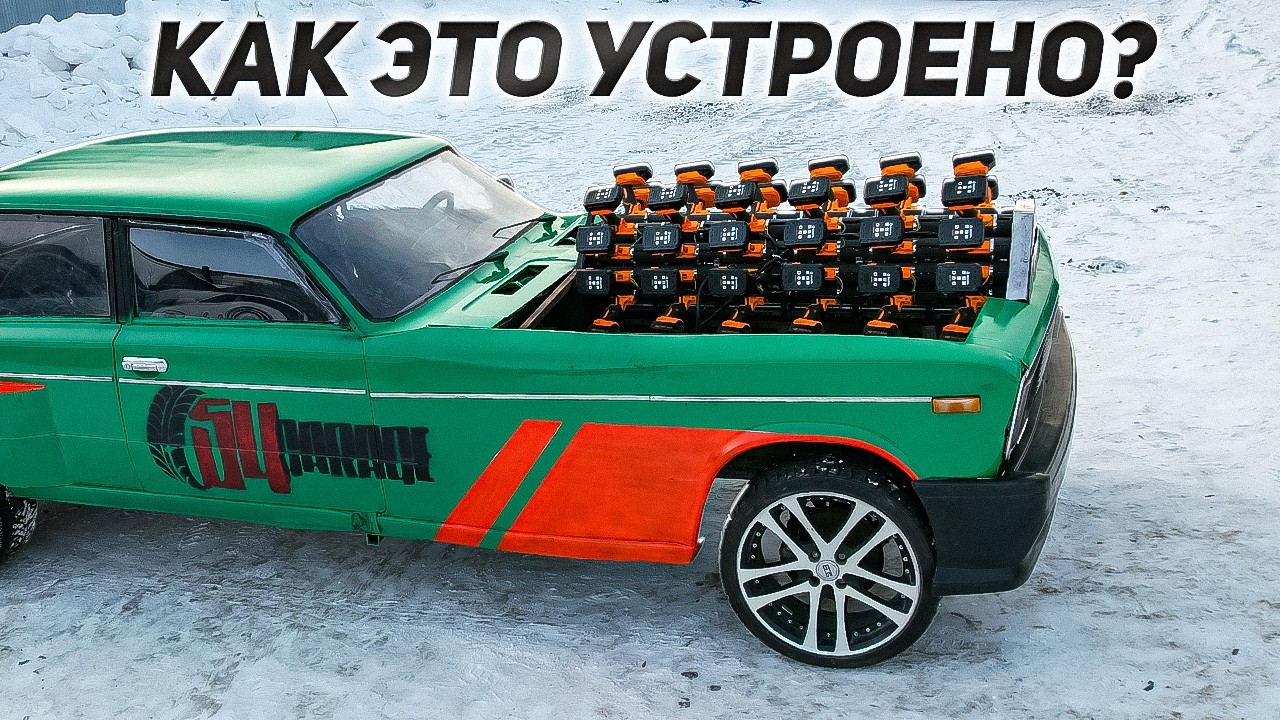 ДВИГАТЕЛЬ 50 ШУРУПОВЕРТОВ - КАК ЭТО УСТРОЕНО?