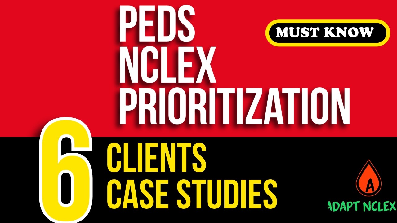 NCLEX Pediatric Patient Prioritization: Nursing Case Studies Practice Questions & Answers