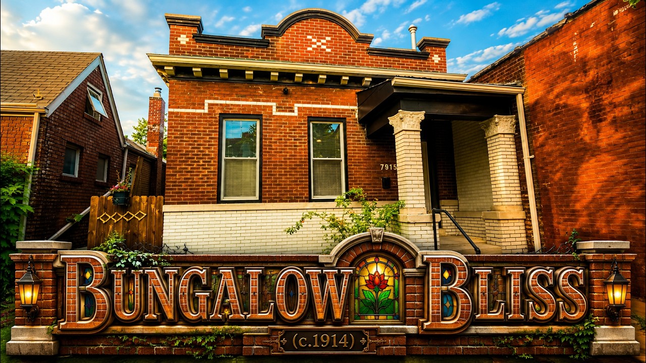 Bungalow Bliss (c.1914) Home For Sale Tour - 7915 S Broadway St, St Louis, MO 63111