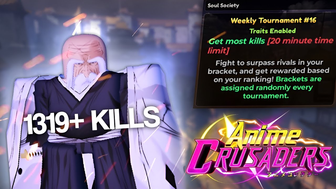 [TRAITLESS] 1319+ Kills Strat | Anime Crusaders Tournament #16