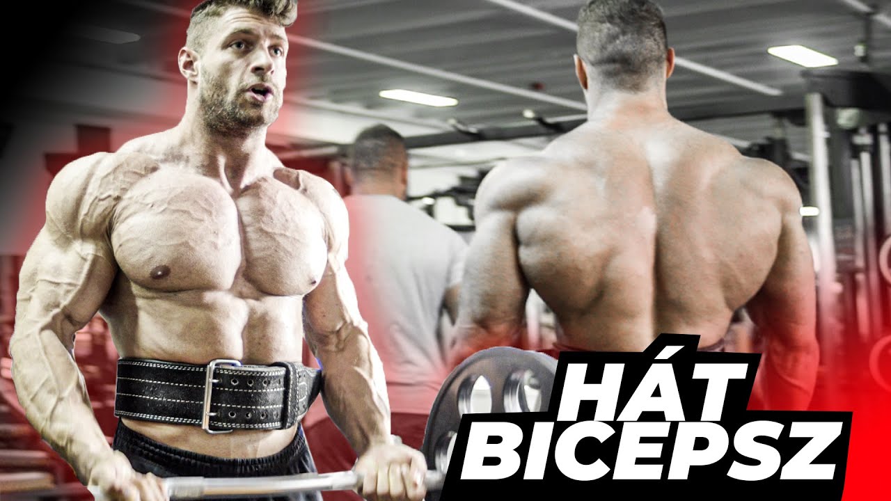VERSENY ELŐTTI EDZÉSEIM | HÁT - BICEPSZ | light-day | LASZLO KIRALY
