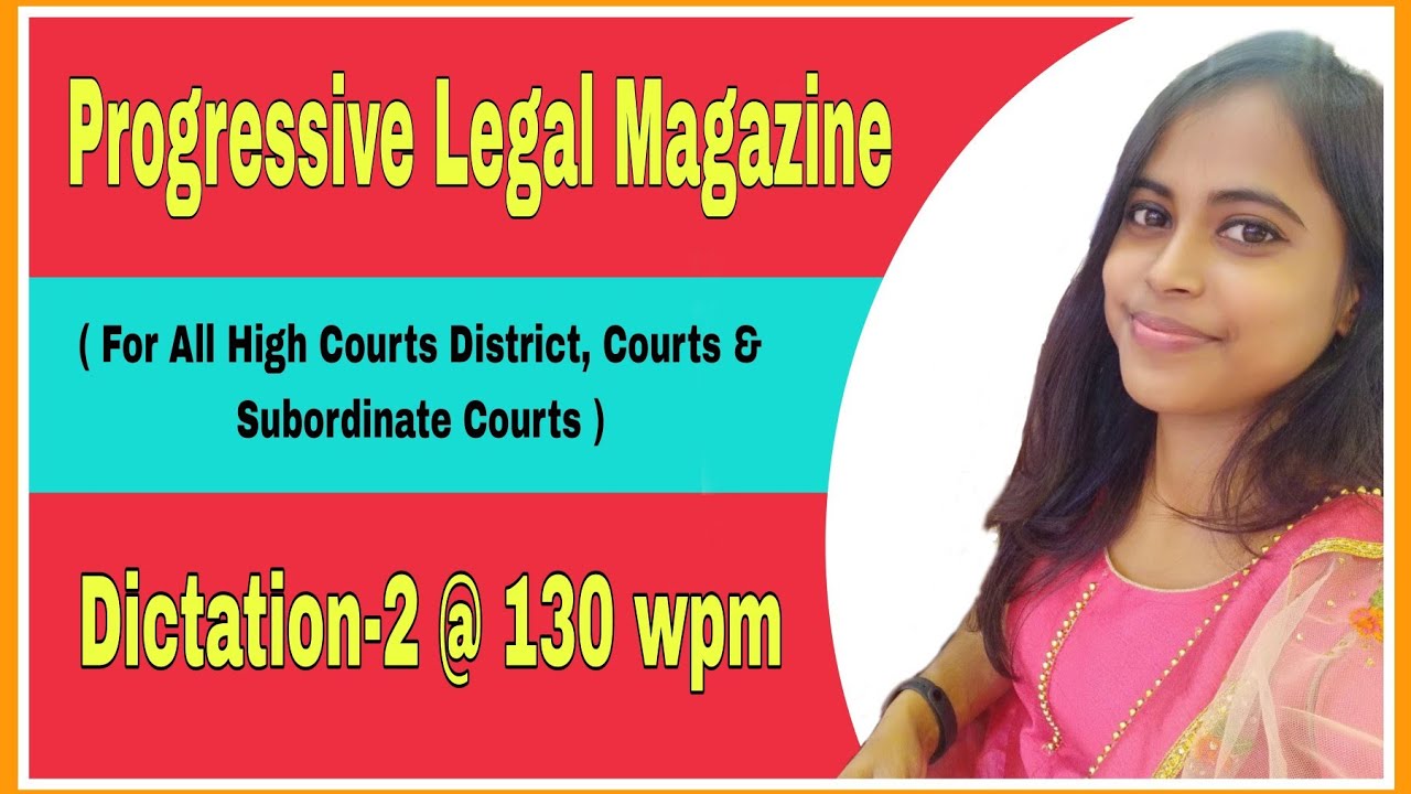 Юридический диктант 130 слов в минуту ll Диктант -2 Progressive Legal Magazine 130 слов в минуту ...
