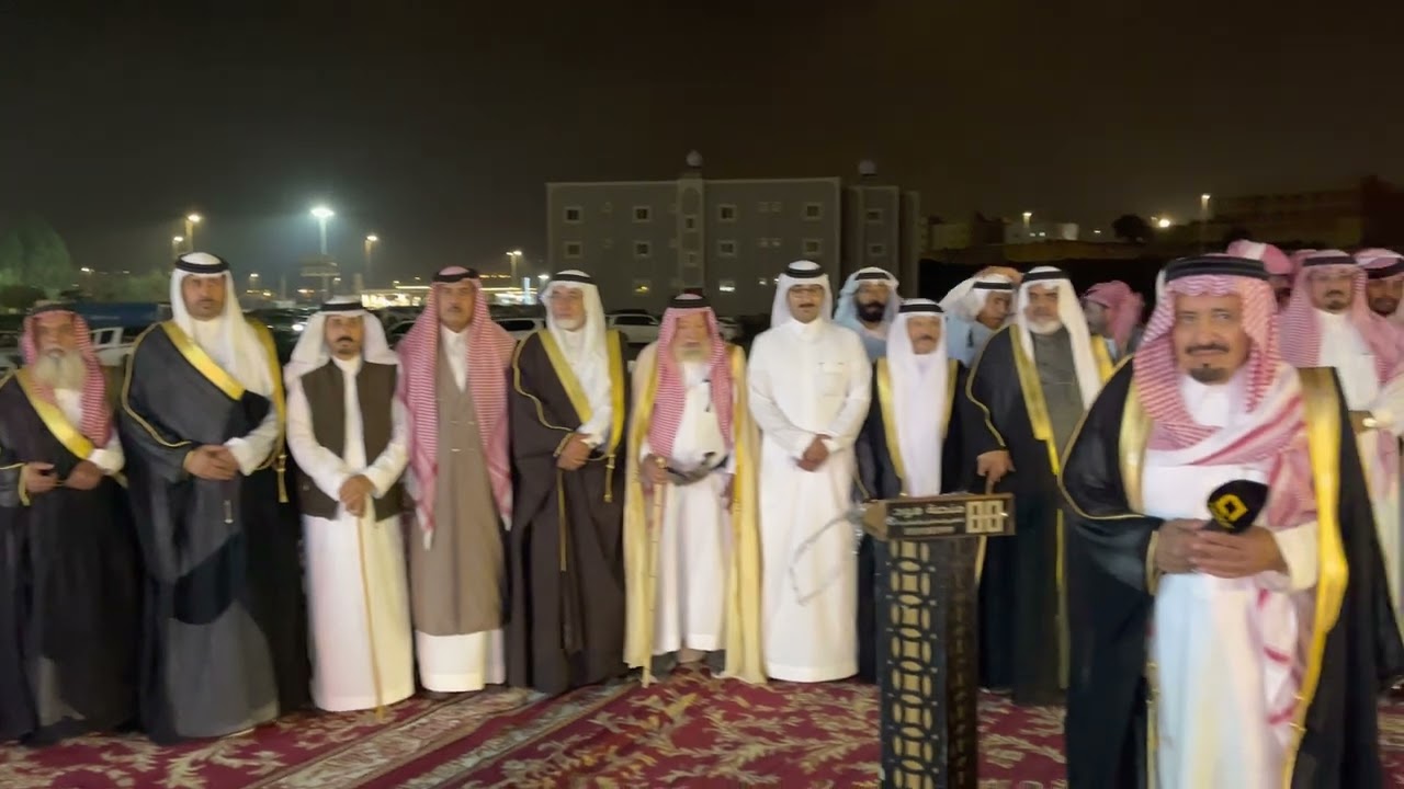 إقبال ترحيبي بالضيوف من قبيلة الوهابه في زواج الشاعر عبدالرحمن سعيد الوهابي