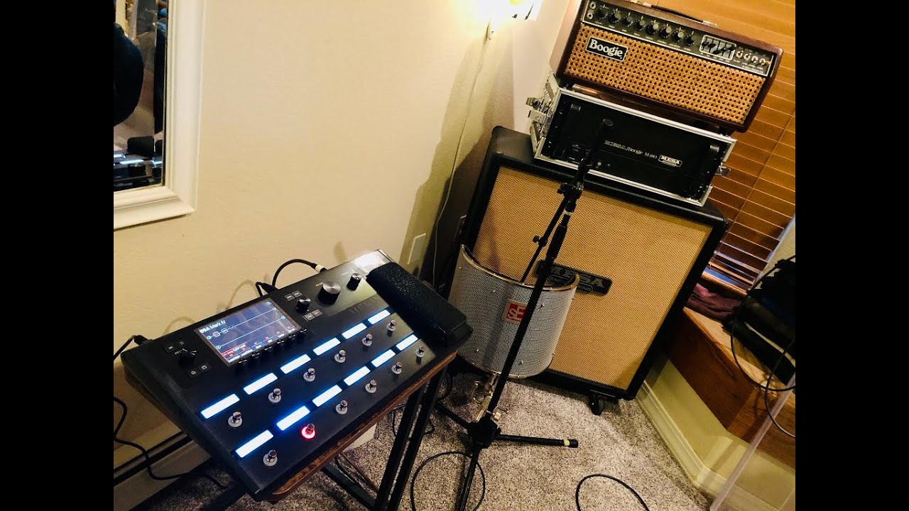 Can you make a Line 6 Helix push air? Mesa Boogie M180 & Mark IIB slave test!