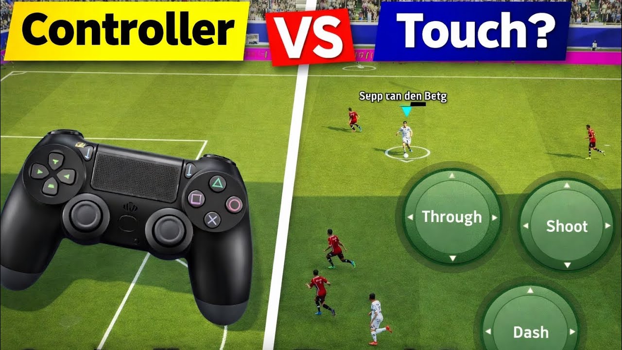 IS CONTROLLER ACTUALLY BETTER IN EFOOTBALL MOBILE?🤔