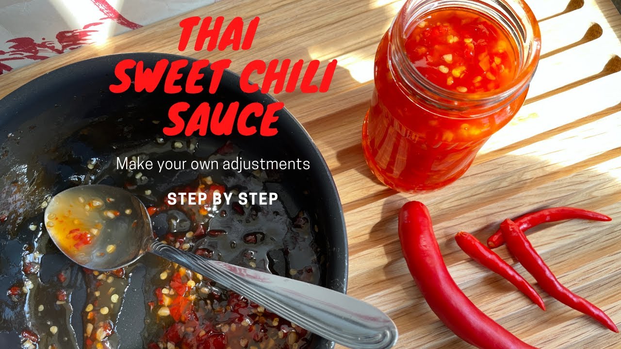 How to make Thai sweet chili sauce at home - Bubli's world cuisine | Thai Recipes นำ้จิ้มไก่