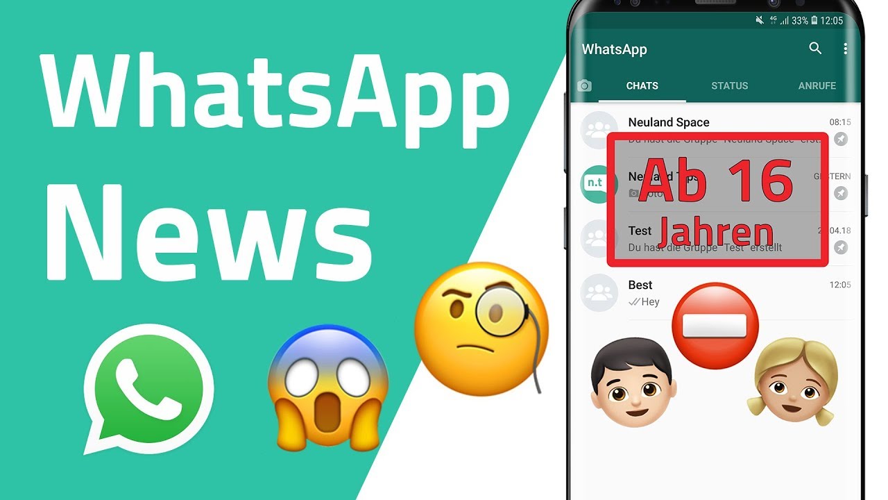 WhatsApp erst ab 16! Sprachnachrichten vor dem Abschicken anh&ouml;ren und weitere neue Features!