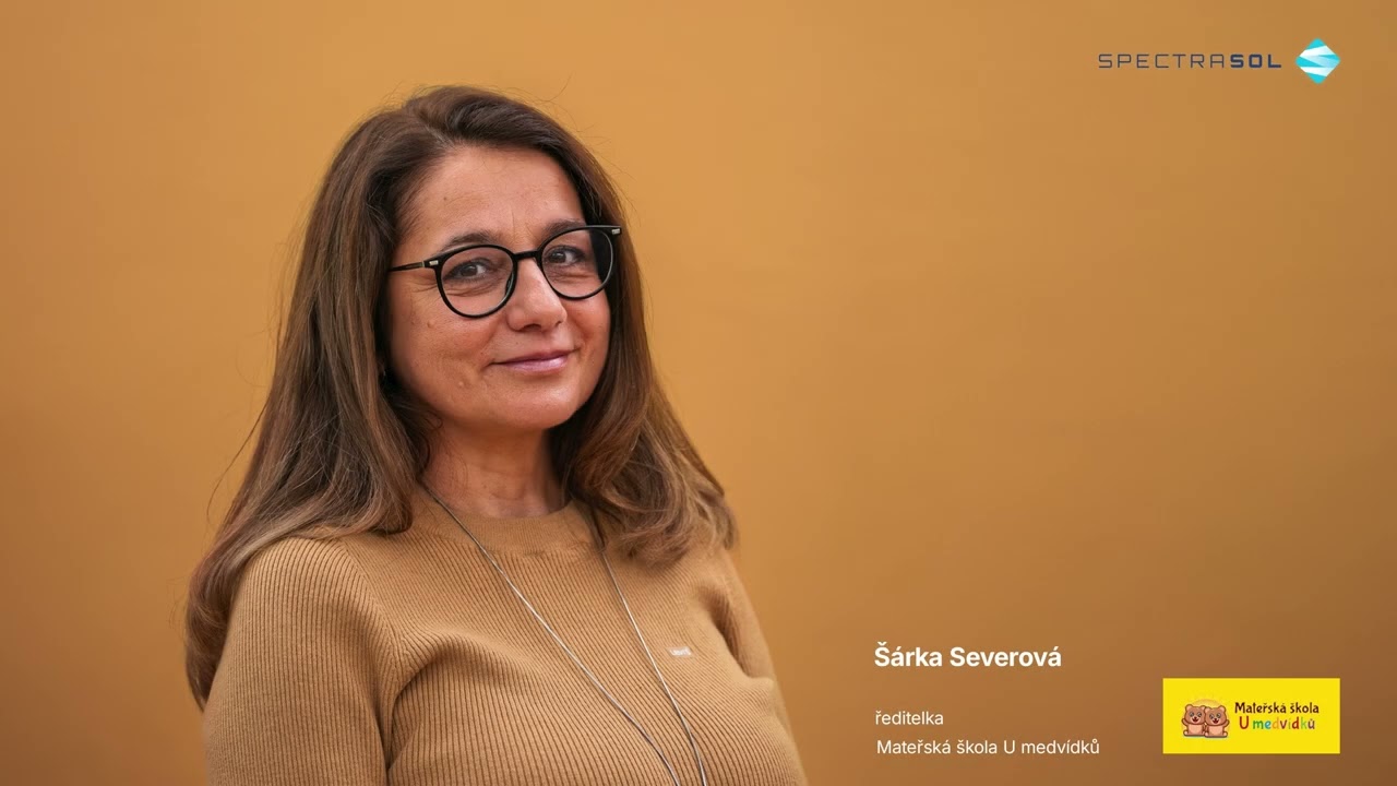 Šárka Severová (ředitelka MŠ U medvídků) - Plnospektrální prokognitivní osvětlení Spectrasol
