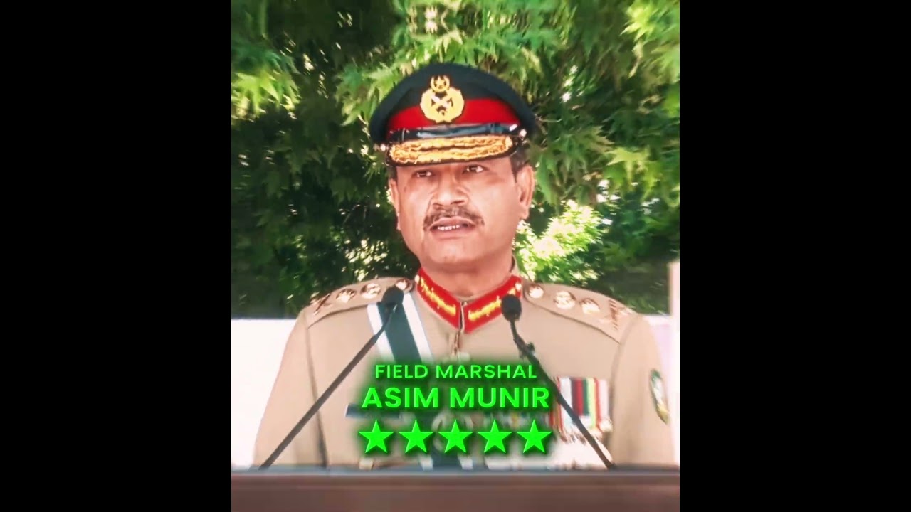 Mastermind General Asim Munir | Field Marshal Asim Munir Edit | Sayfalse - Com Medo (Slowed)