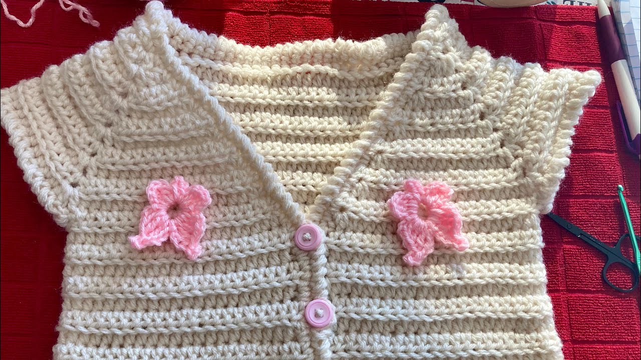 Vesta crosetata cu tehnica raglan #tutorial #crosetat 