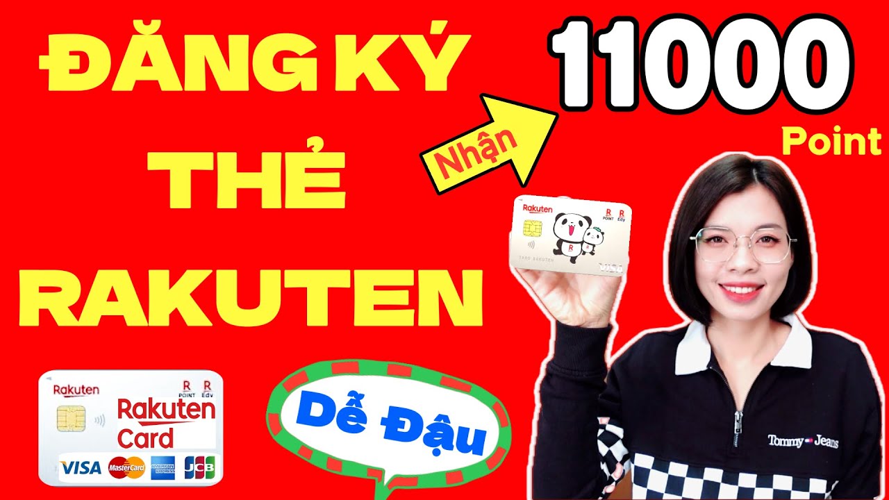 ĐĂNG KÝ THẺ RAKUTEN VISA DỄ ĐẬU NHẤT 2026 | NHẬN NGAY 6000 POINT