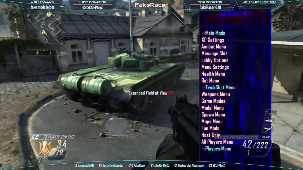 Bo2 Mod Menu Trolling kehrt zurück