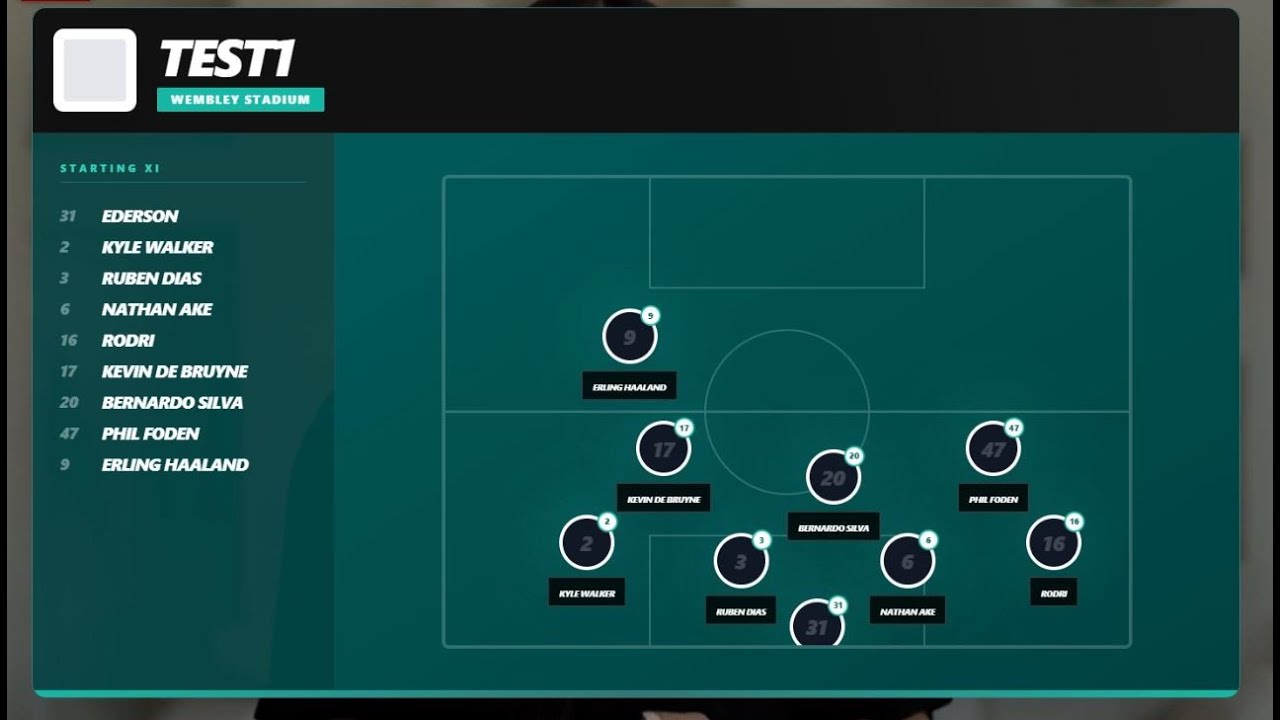 SOCCER FOOTBALL Score bug