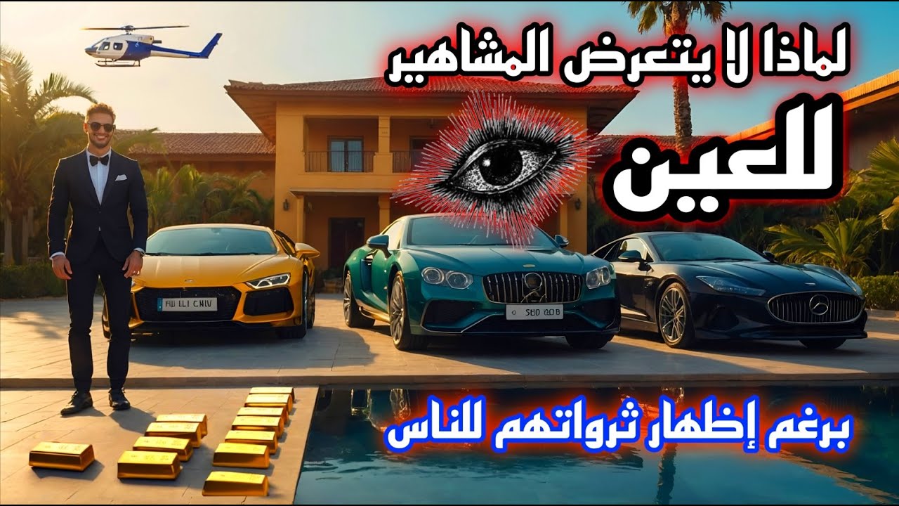 لماذا لا يتعرض المشاهير للحسد والعين برغم إظهار ثرواتهم للناس