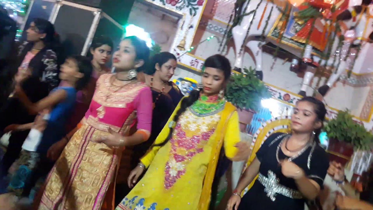 Delhi raghubir nagar ghode wala mandir raas garba program ||Akash.r