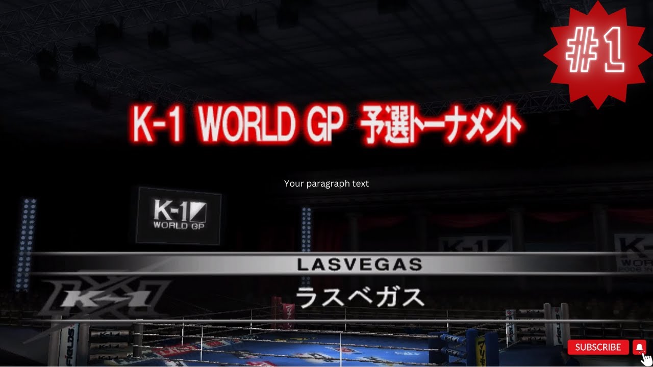 K-1 World GP featuring Ray Sefo Tournament