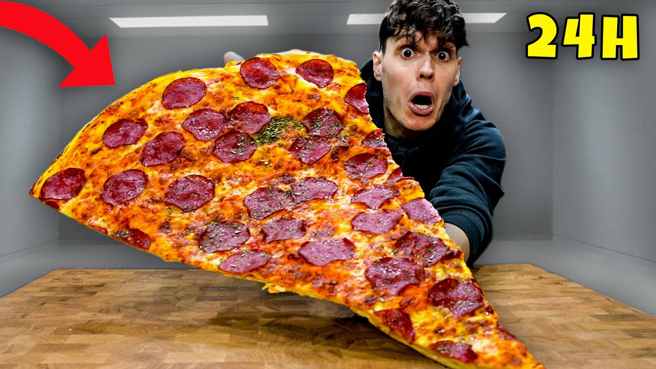 Spr&oacute;bowałem Diety w WERSJI XXL przez 24h! (Największy Kawałek Pizzy)