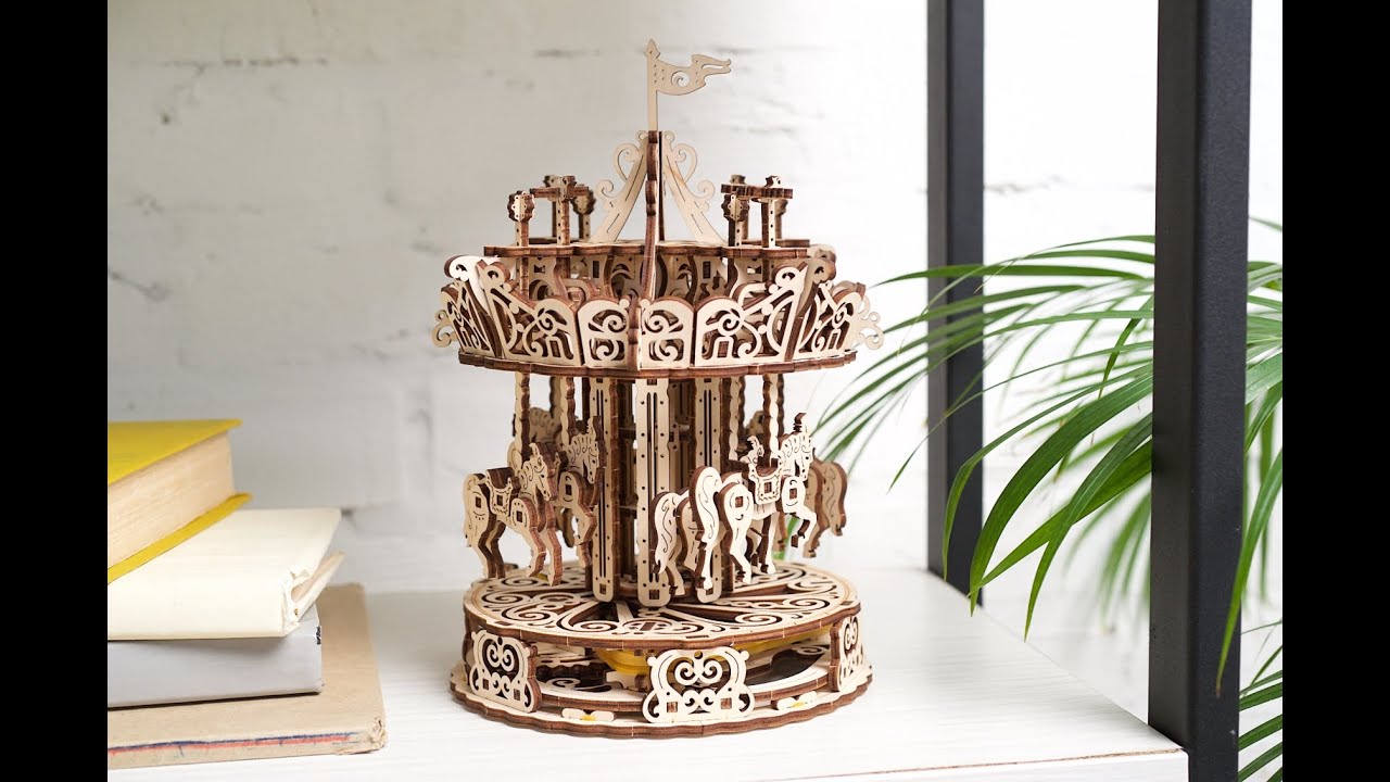 Ugears Carousel Assembly Instruction Video