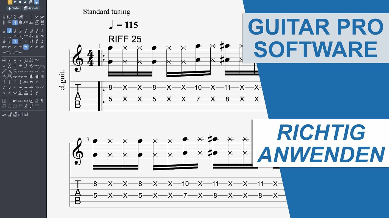 Üben mit Guitar Pro: was Du UNBEDINGT vermeiden solltest!