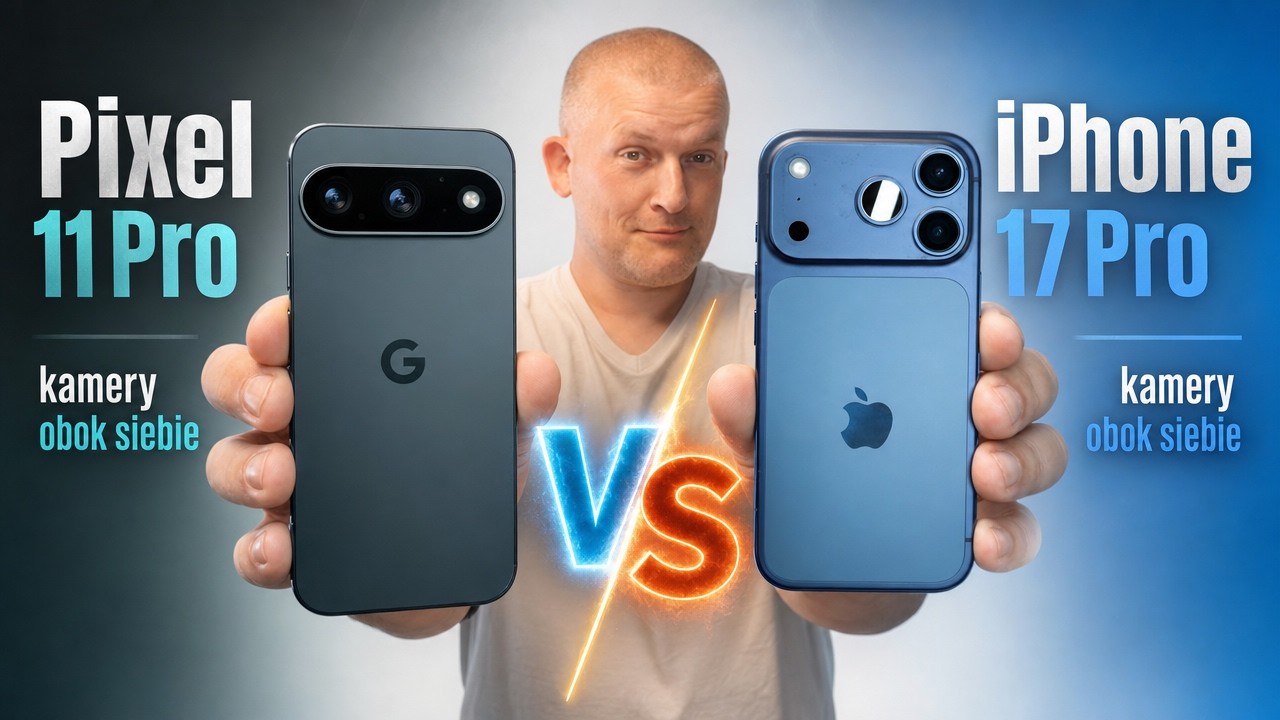 Google Pixel 11 Pro vs iPhone 17 Pro kamery obok siebie