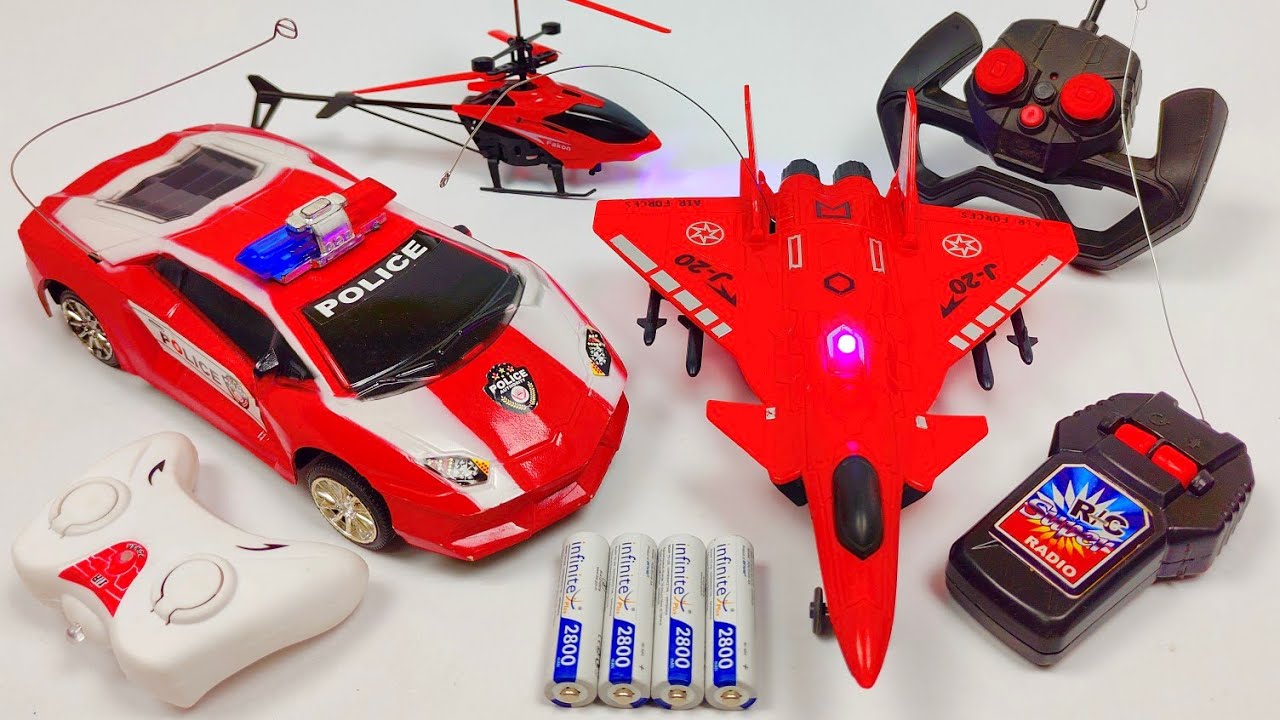 Remote control police car | radio control airplane | aeroplane | police car | helicopter | airbus