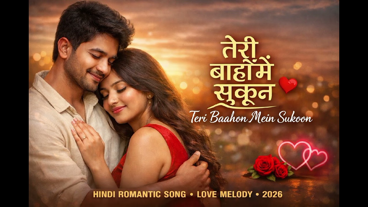Teri Baahon Mein Sukoon | New Romantic Hindi Song 2026 | Love Melody#viral#song 