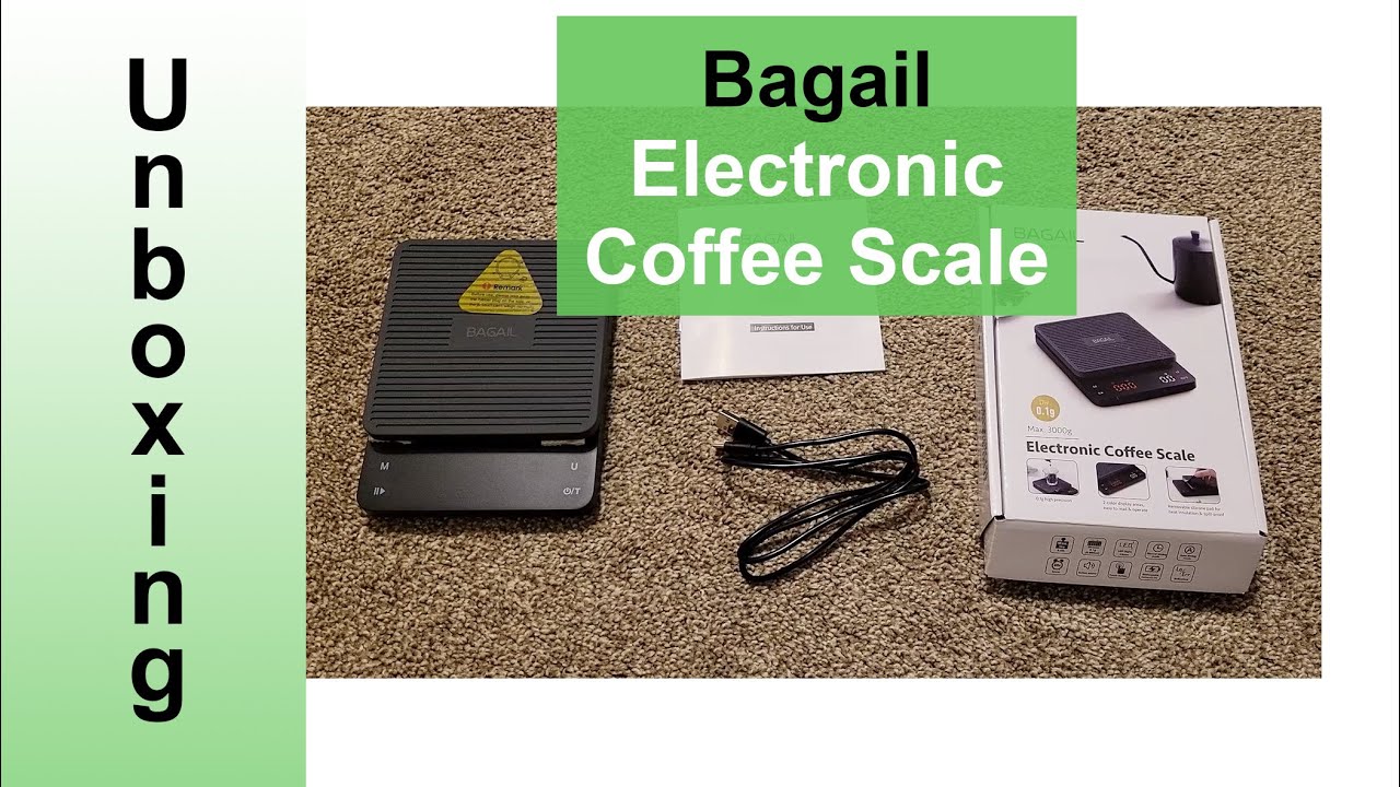 Bagail Basics Coffee Scale Unboxing and First Impressions (Amazon)