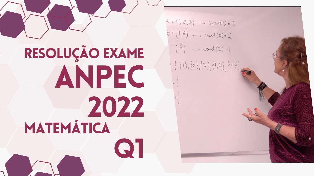 Exame ANPEC Seleção 2022 - Resolução Questão 01 de Matemática