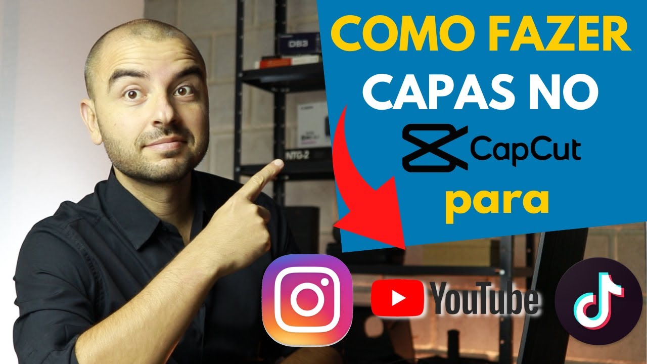 Como Criar uma Capa Thumb no capcut para o youtube, instagram e tiktok. Gratuito, Rápido e Fácil.
