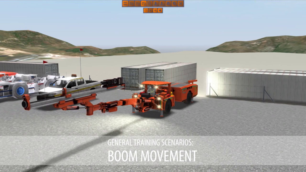 Sandvik DD211L  Drill Rig - Training Simulator (5DT - Fifth Dimension Technologies)