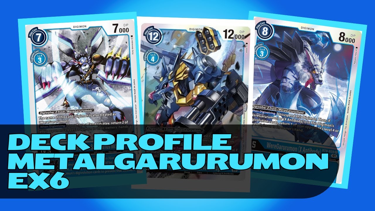 DECK PROFILE | OTK CONTROL | METALGARURUMON EX06| DIGIMON CARD GAME