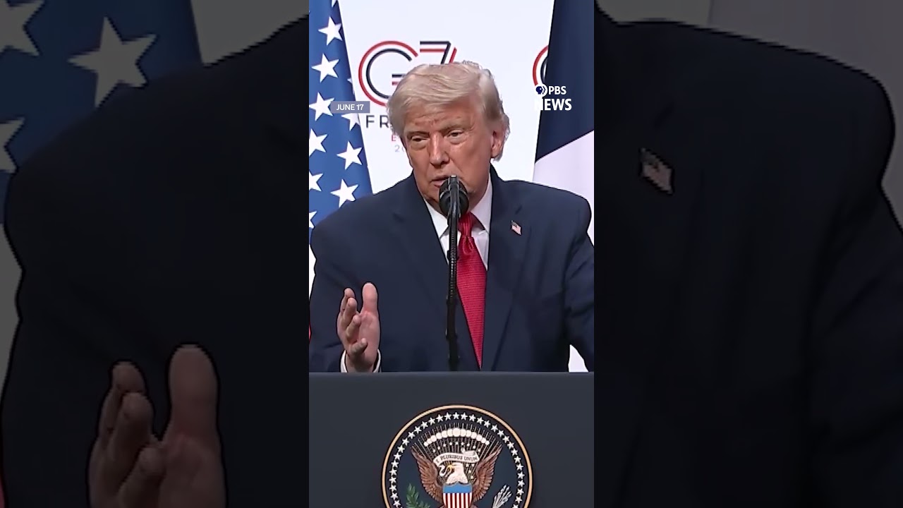 WATCH: Trump pressed on convincing U.S that Iran deal is a victory