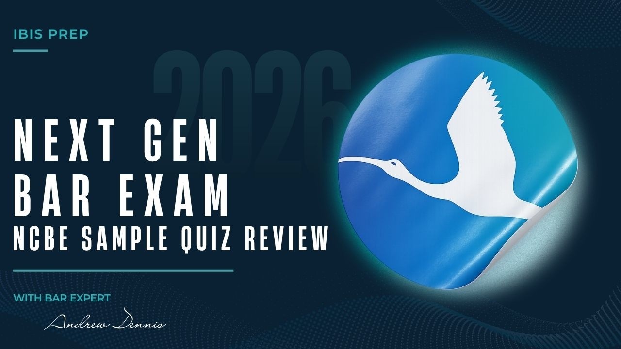 Разбор примеров вопросов NextGen Bar Exam от NCBE