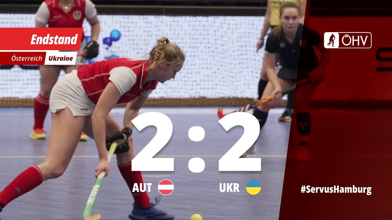 Austria vs. Ukraine 2:2  | Highlights EuroHockey Indoor Championship 2022 Hamburg