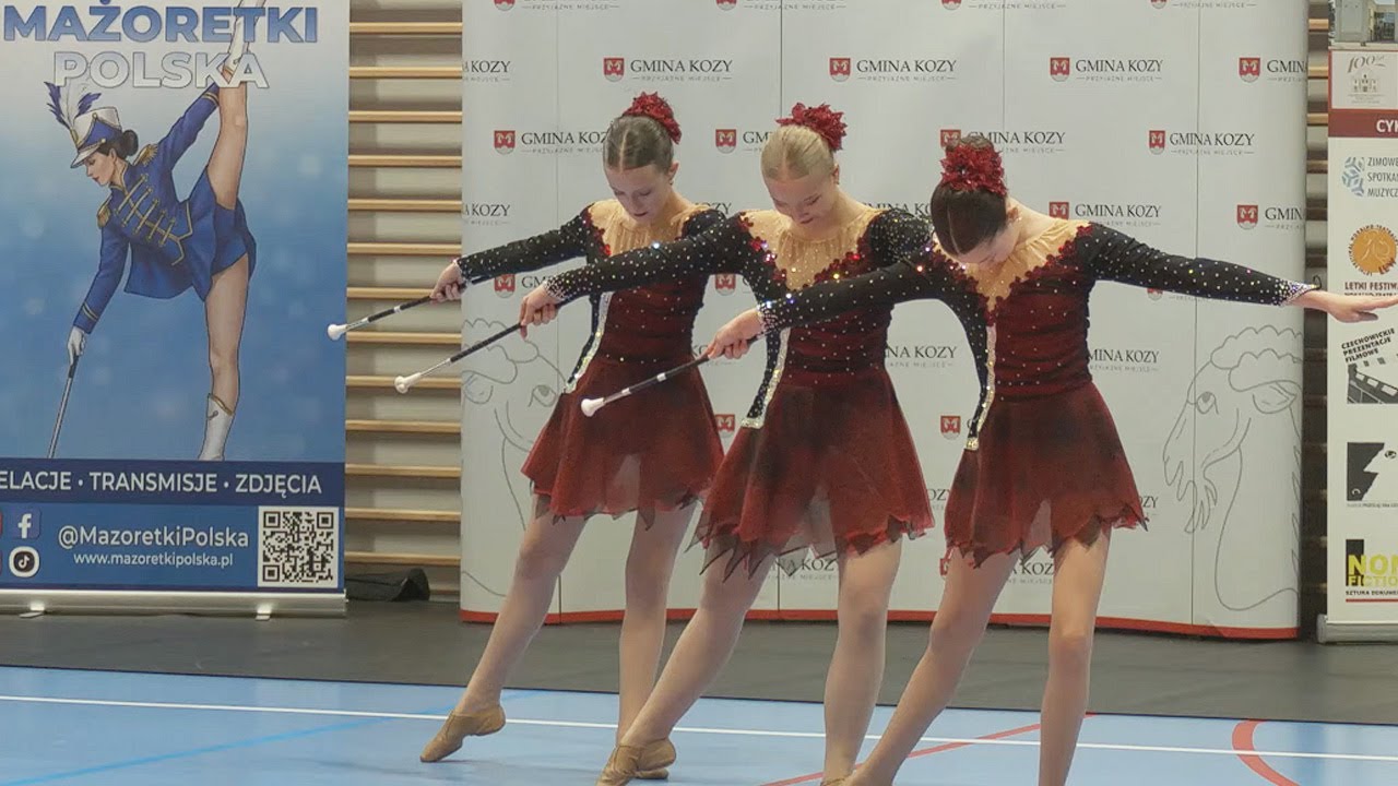 Duo-Trio Baton Juniorki Średnio Zaawansowane - Elita Cieszyn - V Ogólnopolski Konkurs Mażoretek