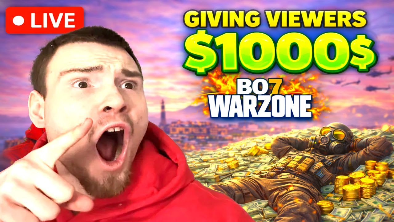 🔴$1,000 GIVEAWAY to my VIEWERS LIVE TOMORROW💰 - WARZONE REBIRTH AND HAVENS LIVE STREAM!
