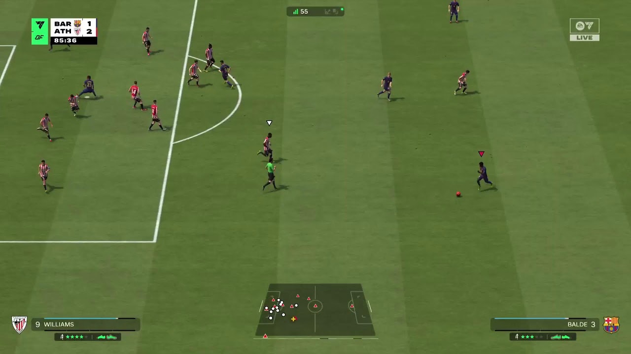 barca vs Bilbao serie C