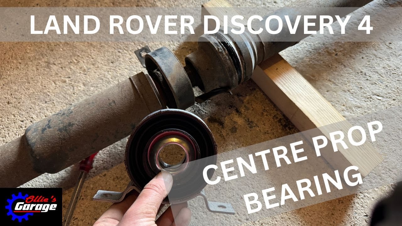 Замена центрального подшипника карданного вала Land Rover Discovery 4