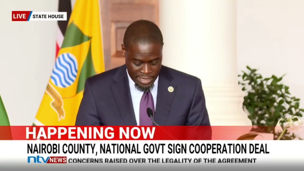 Governor Sakaja: This deal is not the transfer of functions as happened during the NMS time