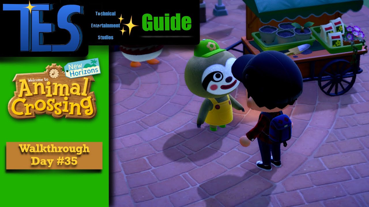Animal Crossing: New Horizons- Day 35 Walkthrough | Leif & Nature Day!