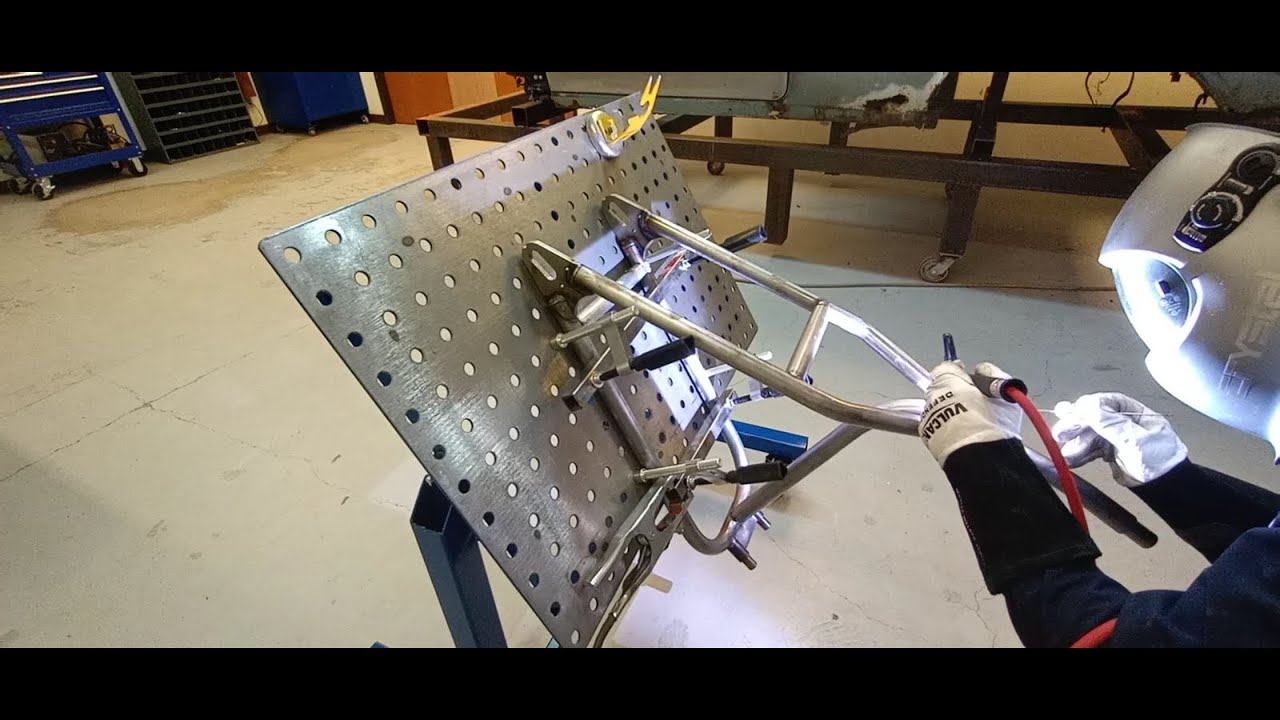 Building a full rotisserie welding table - part 1 Klutch welding table - DIY Auto Restoration