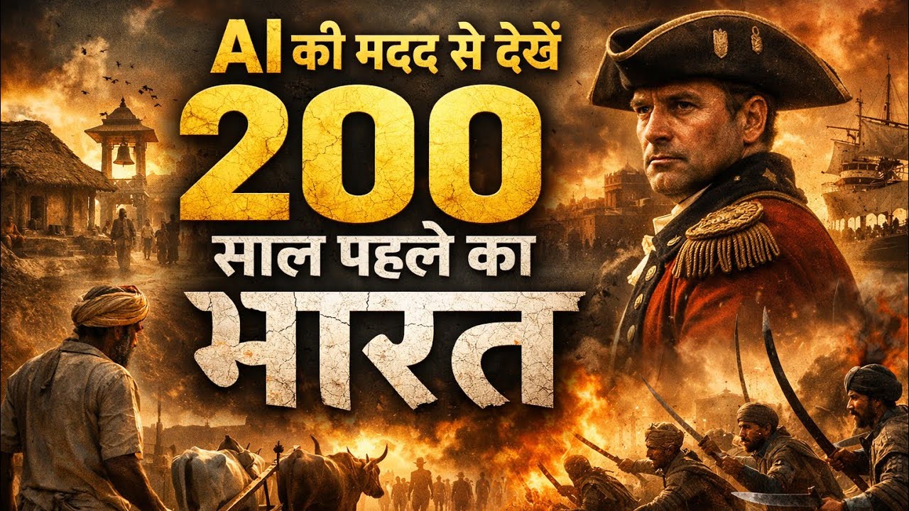Ai की मदद से देखे 200 साल पहले का भारत  | AI ki madad se dekha 200 saal phle ka bharat  | #oldindia 